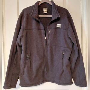 The North Face Gordon Lyons Full Zip Fleece Jacket Mens XL Dark Gray